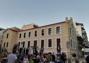 Το παλιό “Καπνομάγαζο”- Σήμερα στεγάζεται η Δημοτική Βιβλιοθήκη Αλεξανδρούπολης