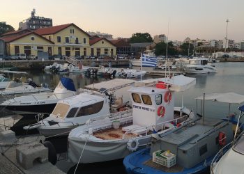 Το λιμανάκι αλιευτικών σκαφών Αλεξανδρούπολης