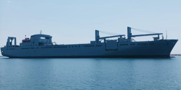 Κατέπλευσε στο λιμάνι της Αλεξανδρούπολης το Αμερικανικό μεταγωγικό “USNS Mendonca”