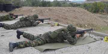 Την πρώτη θέση κατέκτησαν οι Εθνοφύλακες Διδυμοτείχου, στον διαγωνισμό βολών του Δ’ Σ.Σ.