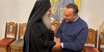 Αντιπροσωπεία της ΔΣΟ επισκέφθηκε το Άγιο Όρος – Συμμετείχε ο Βουλευτής Έβρου Σταύρος Κελέτσης