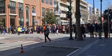 Αλεξανδρούπολη: Συγκέντρωση και πορεία διαμαρτυρίας μπροστά από το Δημαρχείο