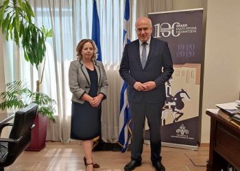 Συνάντηση Περιφερειάρχη ΑΜΘ με την αναπληρώτρια του Πρέσβη της Μ.Βρετανίας