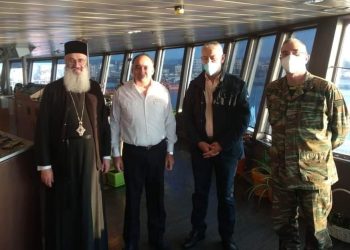 Ευχαριστήρια επιστολή του Μητροπολίτη Άνθιμου στον πλοίαρχο του ΑΔΑΜΑΝΤΙΟΣ ΚΟΡΑΗΣ για τα 4 χρόνια τοπικής παρουσίας
