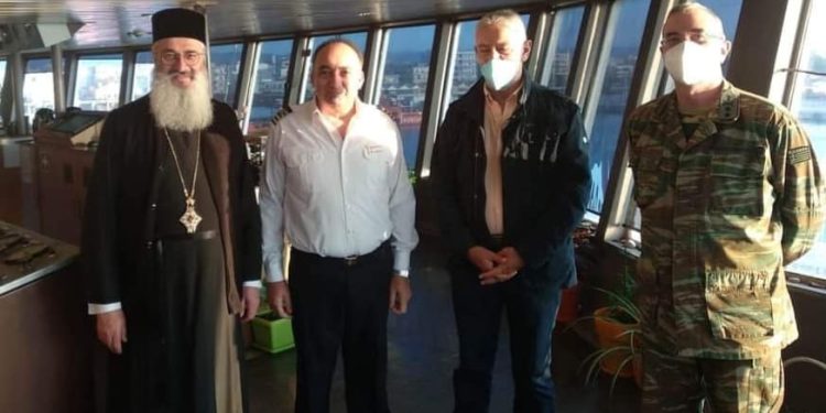 Ευχαριστήρια επιστολή του Μητροπολίτη Άνθιμου στον πλοίαρχο του ΑΔΑΜΑΝΤΙΟΣ ΚΟΡΑΗΣ για τα 4 χρόνια τοπικής παρουσίας