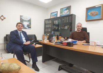 Έβρος: Συνάντηση Δασάρχη Αλεξανδρούπολης κ. Πιστόλα με Πρόεδρο Συνδέσμου Βιοτεχνιών & Βιομηχανιών Έβρου κ. Γιορδαμλή