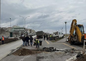 ΔΕΥΑ Αλεξανδρούπολης: Ξεκίνησαν οι εργασίες αποκατάστασης των αγωγών στη στροφή του ΕΓΝΑΤΙΑ