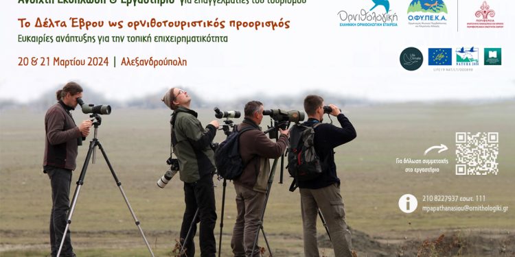 Το Δέλτα του Έβρου ως Ορνιθοτουριστικός προορισμός | 20 & 21 Μαρτίου