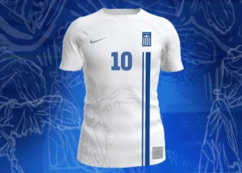 Η Νίκη της Σαμοθράκης “πρωταγωνιστεί” στη φανέλα της Εθνικής