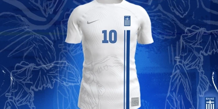 Η Νίκη της Σαμοθράκης “πρωταγωνιστεί” στη φανέλα της Εθνικής