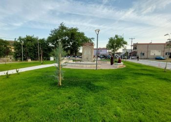 Εγκαινιάστηκε η ανακαινισμένη πλατεία στα Λουτρά Τραϊανουπόλεως