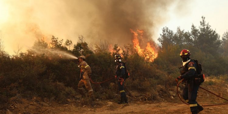 Οριοθετήθηκε η φωτιά στην περιοχή Κυριακή του δήμου Σουφλίου