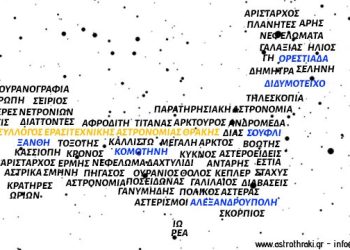 Σύλλογος Ερασιτεχνικής Αστρονομίας Θράκης: Ελάτε να μετρήσουμε τα άστρα