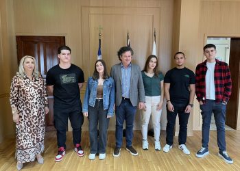 Τους επιτυχόντες με την καλύτερη επίδοση στις Πανελλήνιες, υποδέχθηκε ο Δήμαρχος Ορεστιάδας