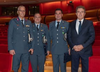 Βραβεύτηκε ο Καμαργιός Δημοσθένης ως εκπρόσωπος της Δ.Α. Αλεξανδρούπολης, για την προσφορά του στην προστασία των συνόρων