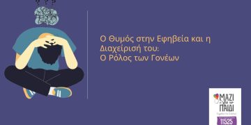 Έφηβος εκφράζει θυμό με τους γονείς του σε ένα οικογενειακό περιβάλλον.