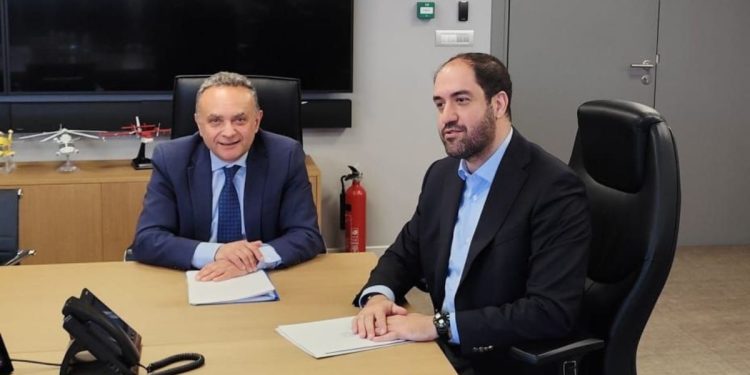 Ο Σταύρος Κελέτσης συναντά τον Υπουργό Κλιματικής Αλλαγής και Πολιτικής Προστασίας, Γιάννη Κεφαλογιάννη, για θέματα Πολιτικής Προστασίας στον Βόρειο Έβρο