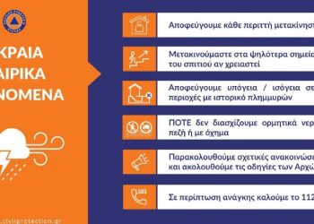 Ισχυρές καταιγίδες και χαλαζοπτώσεις στη Θράκη