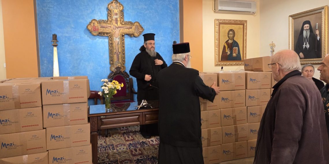 Ιερά Μητρόπολη Αλεξανδρούπολης – Διανομή τροφίμων σε 100 οικογένειες