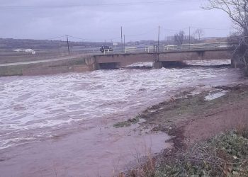 Αυξημένη στάθμη υδάτων στον χείμαρρο Τσάι