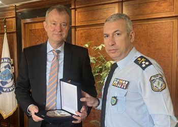 Συνάντηση Αρχηγού ΕΛ.ΑΣ. με Πρέσβη της Ελβετίας