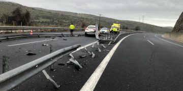 Τροχαίο Κομοτηνή–Αλεξανδρούπολη: Δύο στο νοσοκομείο
