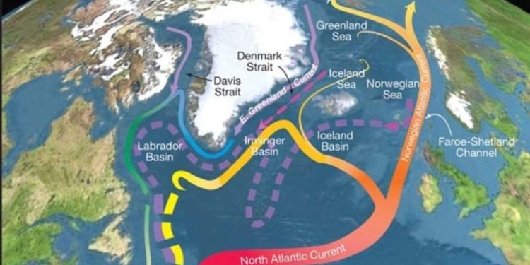 AMOC: Πιθανή επιβράδυνση έως το 2100