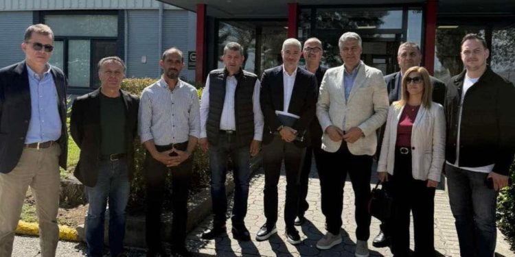 Επίσκεψη Τοψίδη στα Πλαστικά Θράκης