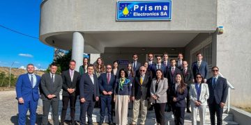 Επίσκεψη της Διπλωματικής Ακαδημίας στην Prisma Electronics
