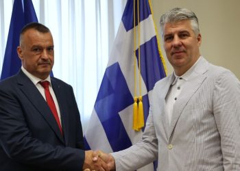 Συνάντηση του Περιφερειάρχη Ανατολικής Μακεδονίας και Θράκης Χριστόδουλου Τοψίδη με τον Νομάρχη Κίρτζαλι Biser Nikolov
