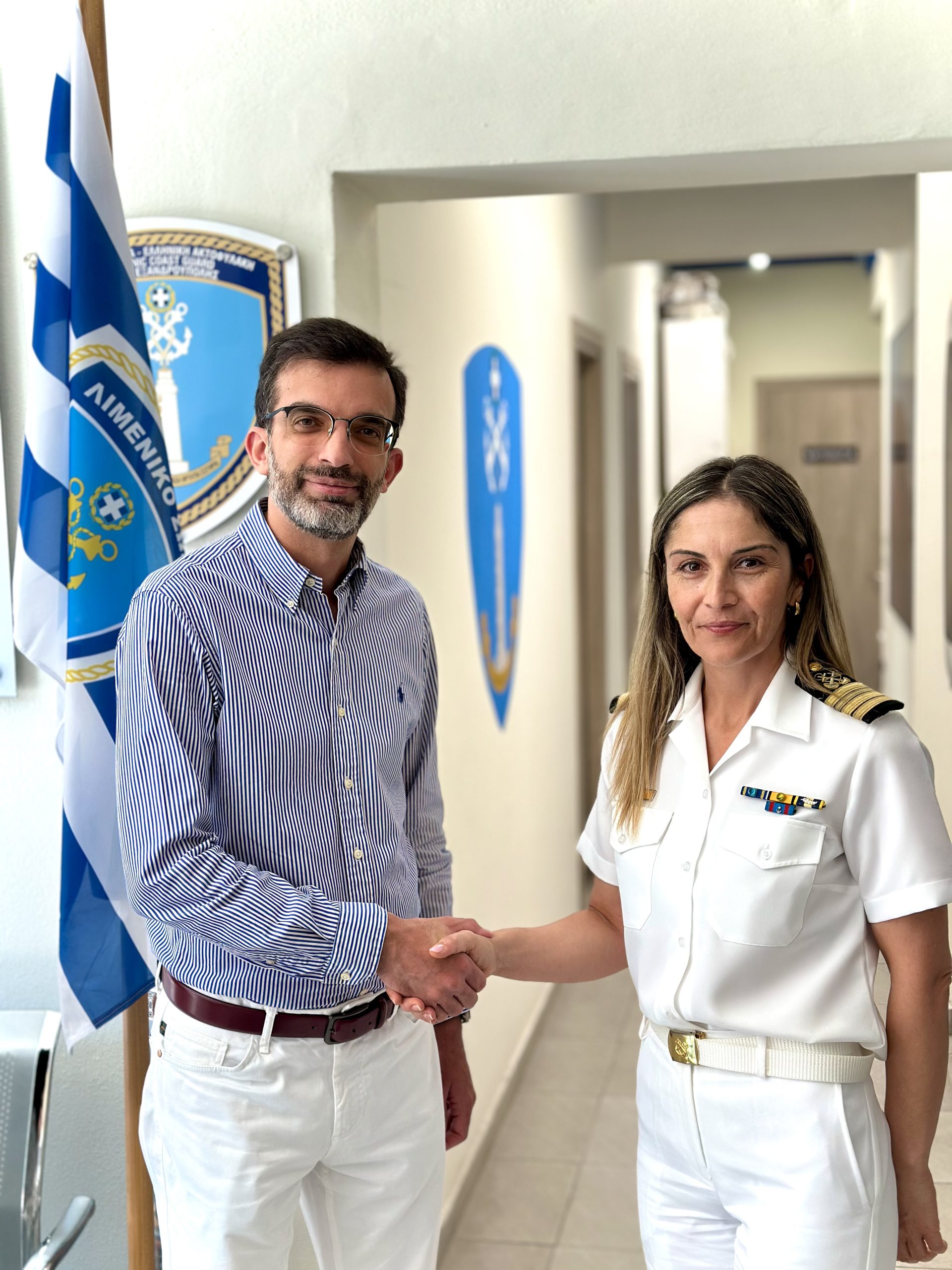 Θεσμική συνάντηση της ΔΕΕΠ Έβρου με τη Λιμενάρχη Αλεξανδρούπολης