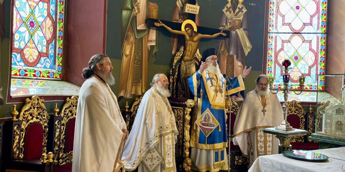 Με πλήθος πιστών ο εορτασμός της Κοιμήσεως της Θεοτόκου