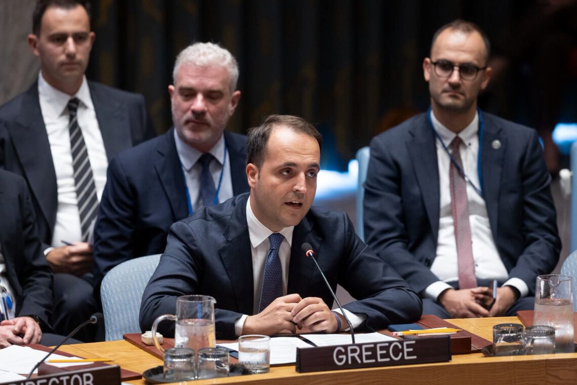 Ο Χρήστος Δερμεντζόπουλος στο Συμβούλιο Ασφαλείας του ΟΗΕ