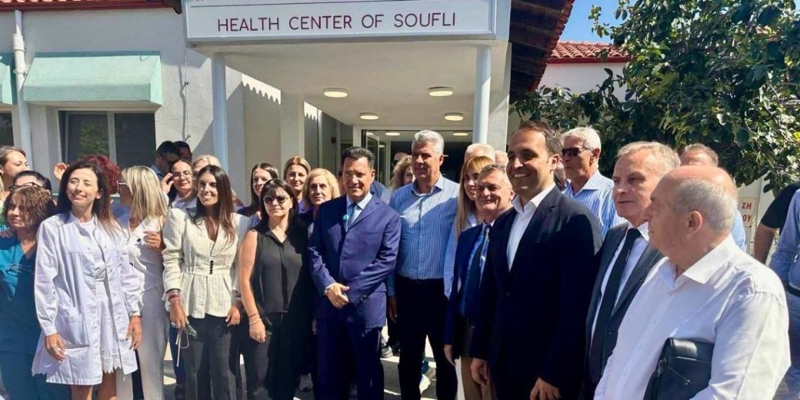 Στο Σουφλί για το νέο Κέντρο Υγείας ο Χριστόδουλος Τοψίδης