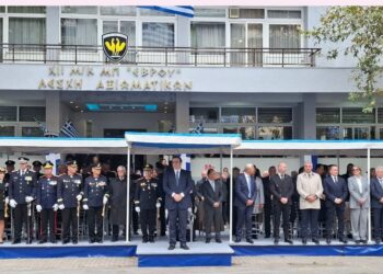 Με εθνική υπερηφάνεια η παρέλαση στην Αλεξανδρούπολη