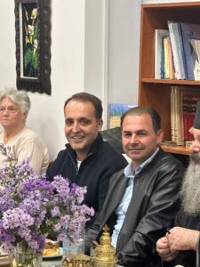 Στην Κίρκη για τον αγιασμό του Πολιτιστικού Συλλόγου ο Χρήστος Δερμεντζόπουλος